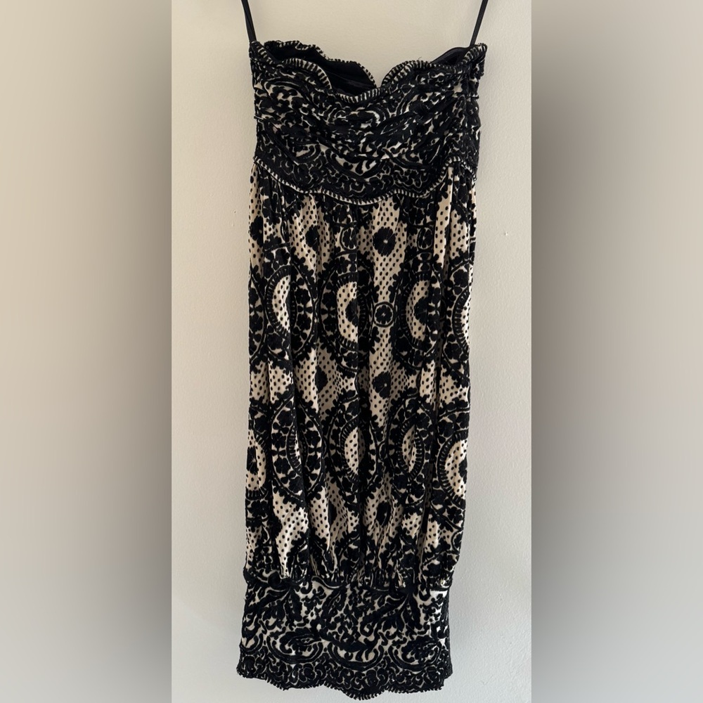 DVF strapless dress
